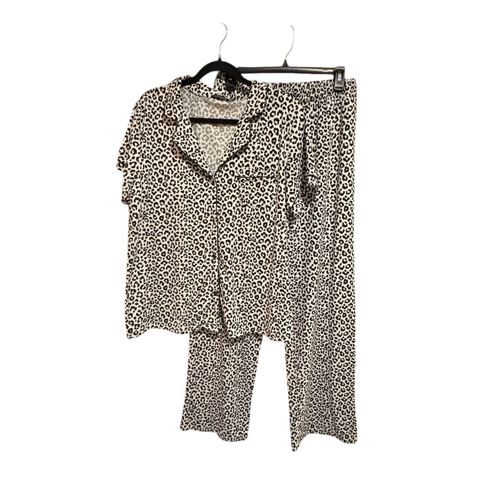 Tart Intimates Leopard Pajama Set Size Large